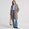image:imageLands End Womens Squall Packable Long RaincoatRich Ginger Plaid