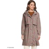 image:imageLands End Womens Squall Packable Long RaincoatRich Ginger Plaid