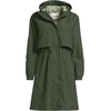image:imageLands End Womens Squall Packable Long RaincoatRich Olive Green