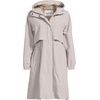 image:imageLands End Womens Squall Packable Long RaincoatSoft Mushroom