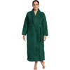 image:imageLands End Womens Cozy Plush Long Wrap RobePine