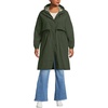 image:imageLands End Womens Squall Packable Long RaincoatRich Olive Green