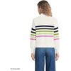 image:imageLands End Womens Cotton Rugby SweaterIvory Placed Multi Stripe