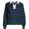image:imageLands End Womens Cotton Rugby SweaterLiberty BluePine Blackwatch