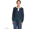 image:imageLands End Womens Cotton Rugby SweaterLiberty BluePine Blackwatch