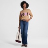 image:imageLands End Womens Drifter Jersey Crewneck SweaterLight Camel Argyle
