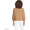 image:imageLands End Womens Drifter Jersey Crewneck SweaterLight Camel Argyle