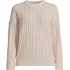 image:imageLands End Womens Drifter Jersey Crewneck SweaterOatmeal Sprinkle Heather