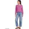 image:imageLands End Womens Drifter Jersey Crewneck SweaterSoft Raspberry Heather