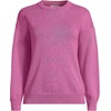 image:imageLands End Womens Drifter Jersey Crewneck SweaterSoft Raspberry Heather