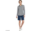 image:imageLands End Womens Pinwale Cord Long Sleeve ShirtPineWhite Stripe