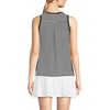 image:imageLands End Womens Power Performance Crewneck Tank TopBlackWhite Mini Stripe