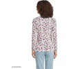 image:imageWomens Plus Size Lightweight Jersey Skimming Long Sleeve Crew Neck TshirtIvoryPink Hydrangea