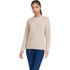 image:imageLands End Womens Drifter Jersey Crewneck SweaterOatmeal Sprinkle Heather