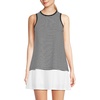 image:imageLands End Womens Power Performance Crewneck Tank TopBlackWhite Mini Stripe