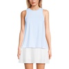 image:imageLands End Womens Power Performance Crewneck Tank TopSoft SkyWhite Mini Stripe