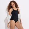 image:imageLands End Womens Chlorine Resistant Soft Cup Tugless Sporty One Piece SwimsuitBlack