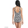 image:imageLands End Womens Chlorine Resistant Soft Cup Tugless Sporty One Piece SwimsuitBlackWhite Vine Floral