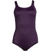 image:imageLands End Womens Chlorine Resistant Soft Cup Tugless Sporty One Piece SwimsuitBlackberry