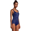 image:imageLands End Womens Chlorine Resistant Soft Cup Tugless Sporty One Piece SwimsuitDeep Sea Navy