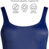 image:imageLands End Womens Chlorine Resistant Soft Cup Tugless Sporty One Piece SwimsuitDeep Sea Navy
