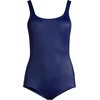image:imageLands End Womens Chlorine Resistant Soft Cup Tugless Sporty One Piece SwimsuitDeep Sea Navy