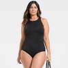 image:imageLands End Womens Mid Rise Bikini BottomsBlack