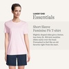 image:imageLands End Womens Short Sleeve Uniform TShirtIce Pink