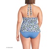 image:imageLands End Womens Twist Halter Tankini TopFloral BlossomWhiteBlue