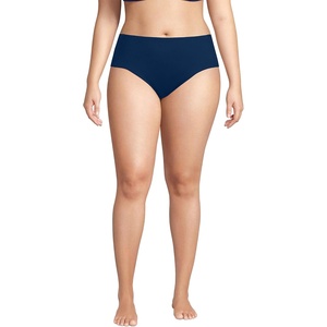 image:imageLands End Womens Mid Rise Bikini BottomsDeep Sea Navy