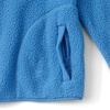 image:imageLands End Womens Half Zip Cozy Sherpa Fleece PulloverMuted Cobalt Blue