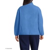 image:imageLands End Womens Half Zip Cozy Sherpa Fleece PulloverMuted Cobalt Blue