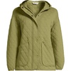 image:imageLands End Womens RainDefense Serious Sweats Quilted Full Zip JacketDried Chive