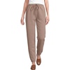 image:imageLands End Womens Serious Sweats High Rise Jogger PantsCocoa