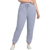 image:imageLands End Womens Serious Sweats High Rise Jogger PantsFrosted Periwinkle