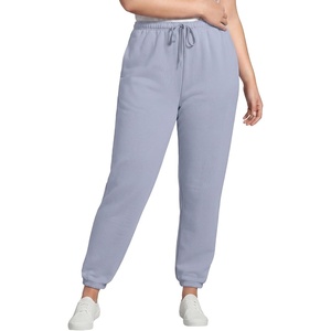 image:imageLands End Womens Serious Sweats High Rise Jogger PantsFrosted Periwinkle