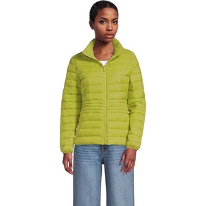 image:imageLands End Womens Wanderweight Ultralight Packable Down JacketChartreuse
