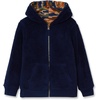 image:imageLands End Kids High Pile Lined Zip HoodieCamoNavy