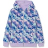 image:imageLands End Kids High Pile Lined Zip HoodieGalaxyLilac Breeze
