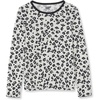 image:imageLands End Girls Long Sleeve Pointelle Knit ShirtCheetahPutty