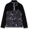 image:imageLands End Kids Fleece Quarter ZipBubblesIron GateBlack