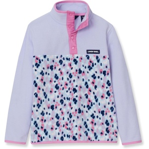 image:imageLands End Kids Fleece Quarter ZipCheetahPurple Heather