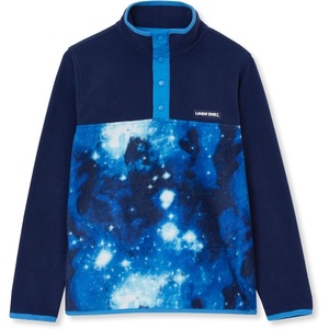 image:imageLands End Kids Fleece Quarter ZipGalaxyFrench Blue