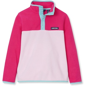 image:imageLands End Kids Fleece Quarter ZipRose VioletPink Tulle
