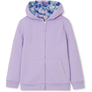 image:imageLands End Kids High Pile Lined Zip HoodieGalaxyLilac Breeze
