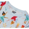 image:imageLands End Kids Pattern Snug Fit Pajama SetBallerinaBlue
