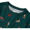 image:imageLands End Kids Pattern Snug Fit Pajama SetHoliday DogsPine