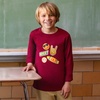 image:imageLands End Boys Graphic T ShirtPatchesBurgundy