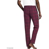 image:imageLands End Mens Flannel Pajama PantsBurgundyRadiant Navy Plaid