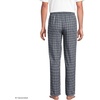 image:imageLands End Mens Flannel Pajama PantsGray StoneBlack Plaid